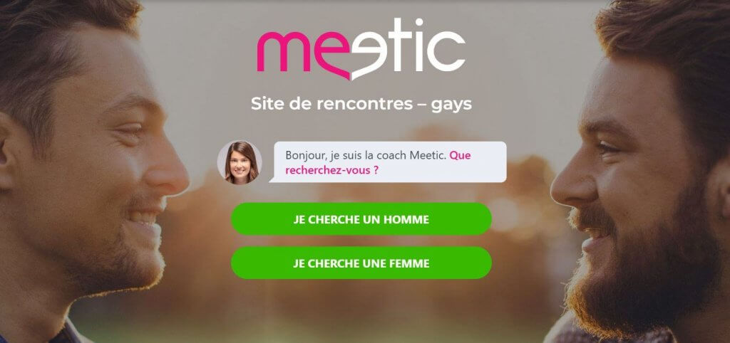 meetic gay interface